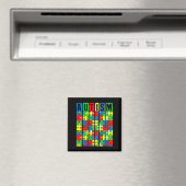 Kinder Autismus Bewusstsein Puzzle Piece Autistic Magnet (In Situ (Geschirrspüler))