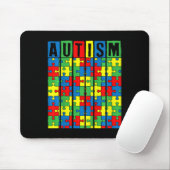 Kinder Autismus Bewusstsein Puzzle Piece Autistic Mousepad (Mit Mouse)