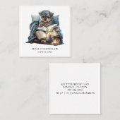 Kinder-Autor-Visitenkarte Quadratische Visitenkarte (Vorne/Hinten)