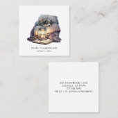 Kinder-Autor-Visitenkarte Quadratische Visitenkarte (Vorne/Hinten)