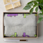 Kinder Autos auf der Sidewalk Seidenpapier (Geschenk)