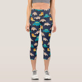 Kinder Autos Capri Leggings (Vorderseite)