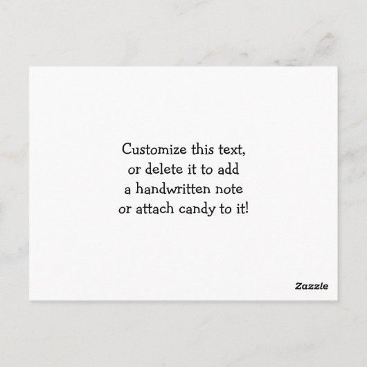 Kinder Avocado Valentinstag Postkartengröße Postkarte (Rückseite)