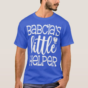 Kinder Babcia Little Pierogi Helfer Kinder Polnisc T-Shirt