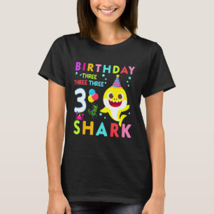 Kinder Baby Niedlich Hai 2. Geburtstag Junge Mädch T-Shirt