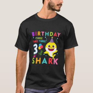 Kinder Baby Niedlich Shark 2Nd Geburtstag Junge Mä T-Shirt