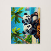 Kinder Baby Pandas Jigsaw Puzzle - Tropical (Vertikal)