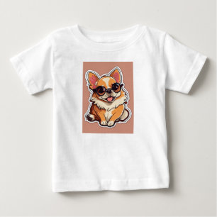 KINDER, BABY-TSHIRT, BABY-STIL, BUNNY-DESIGN-KLOTH BABY T-SHIRT