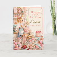 Kinder backen zum Geburtstag
