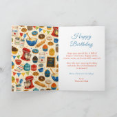 Kinder backen zum Geburtstag Karte (Innenseite)