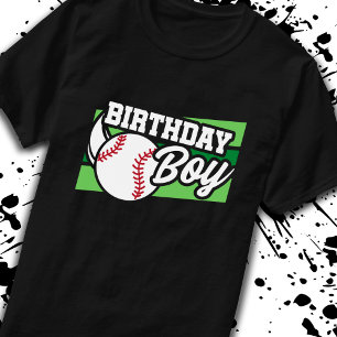 Kinder Baseball Geburtstagsparty Geburtstagsjunge T-Shirt