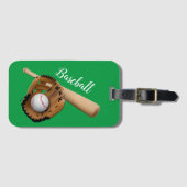 Kinder Baseball Gepäckanhänger (Vorderseite (Horizontal))