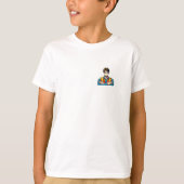 Kinder Basic T-Shirt mit Manga-Sicherheitsfachmann (Vorderseite)