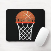 Kinder Basketball Anthony Individuelle Name Gesche Mousepad (Mit Mouse)