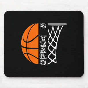 Kinder Basketball Geburtstag für Jungen 8 Jahre al Mousepad