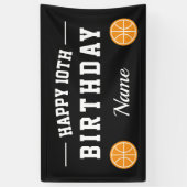 Kinder-Basketball-Geburtstagsbanner Banner (Vertikal)