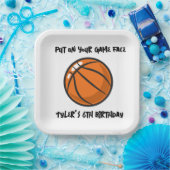 Kinder Basketball Sport Geburtstagsparty Pappteller (Party)