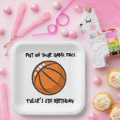 Kinder Basketball Sport Geburtstagsparty Pappteller (Party)