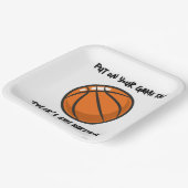 Kinder Basketball Sport Geburtstagsparty Pappteller (Gewinkelt)