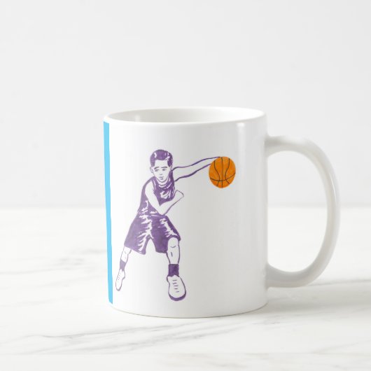 Kinder-Basketball-Tasse Kaffeetasse (Rechts)