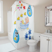 Kinder bathtime gelbe Enten Duschvorhang (Beispiel)