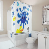 Kinder bathtime gelbe Enten Duschvorhang (Beispiel)