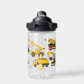 Kinder Baubagger Wasserflasche Trinkflasche (Rückseite)