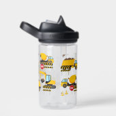 Kinder Baubagger Wasserflasche Trinkflasche (rechts)