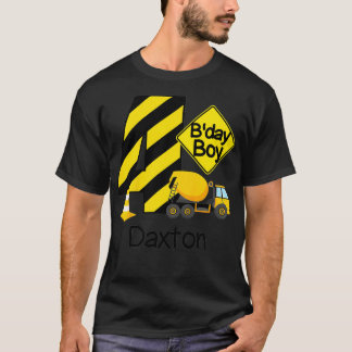 Kinder Bauwesen 4. Geburtstag Daxton Jungen 4 Alt T-Shirt