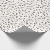 Kinder Bauwesen Geschenkpapier (Ecke)