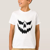 Kinder Beängstigend Pumpkin Shirt (Vorderseite)