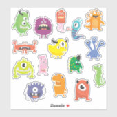 Kinder Beängstigende nicht Beängstigende Niedliche Aufkleber (Blatt)