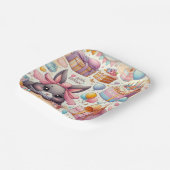 Kinder Beautiful Bunny Birthday Party Teller (Gewinkelt)