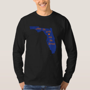 Kinder, bei denen die Mädchen der leiseste Gator-S T-Shirt