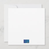 Kinder beim nächtlichen Himmel Einladung (Rückseite)