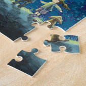 Kinder beim nächtlichen Himmel Puzzle (Seite)