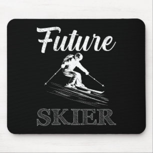 Kinder beim Skifahren, zukünftiger Skifahrer, lust Mousepad