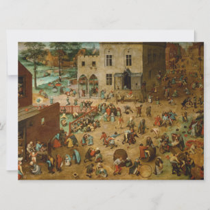 Kinder beim Spielen (Pieter Bruegel der Ältere) Karte