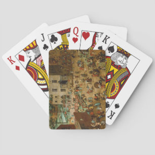 Kinder beim Spielen (Pieter Bruegel der Ältere) Spielkarten