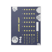 Kinder belohnen System Bedtime Responsibility Trac Notizblock (Rotiert)