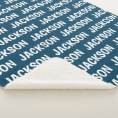 Kinder benennen Blanket - Wählen Sie Ihre Farbe! Sherpadecke (3/4)