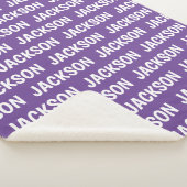 Kinder benennen Blanket - Wählen Sie Ihre Farbe! Sherpadecke (3/4)