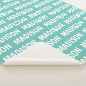 Kinder benennen Blanket - Wählen Sie Ihre Farbe! Sherpadecke (3/4)