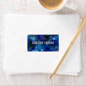 Kinder benennen Galaxy Space School Supplier Label Adressaufkleber (Insitu)