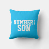 Kinder benennen Jungen Fußball rotes Kissen Kissen (Rückseite)