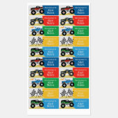 Kinder benennen Labels für Schulbedarf Monster Tru Etiketten (Blatt)