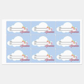 Kinder benennen Labels für Schulbedarf Unicorn Clo Etiketten (Blatt)