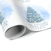 Kinder benennen Liebe aus dem Weihnachtsbaum Geschenkpapier (Rolleneckpunkt)