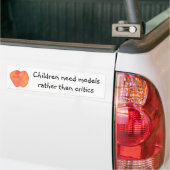 Kinder benötigen Modelle eher als Kritiker Autoaufkleber (Auf Lkw)