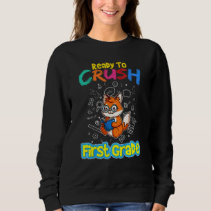 Kinder bereit, den Kindergarten der ersten Klasse Sweatshirt